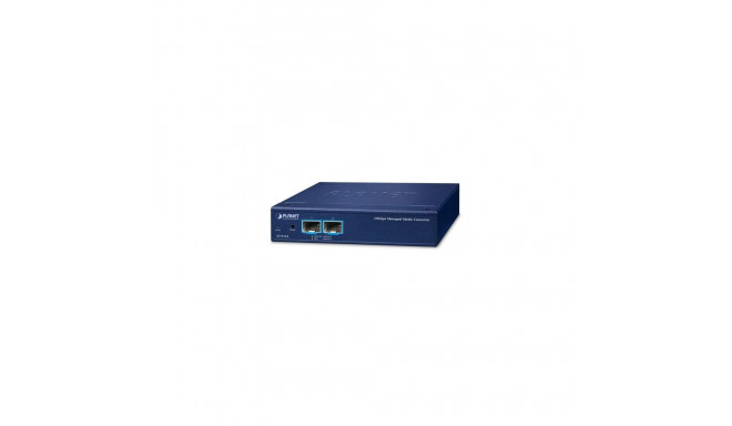 PLANET 2-Port 10G/1GBASE-X SFP+ network media converter Blue