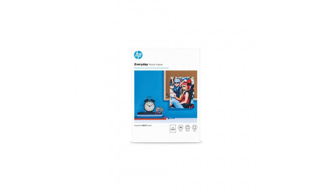 HP Everyday Photo Paper, Glossy, 200 g/m2, A4 (210 x 297 mm), 25 sheets