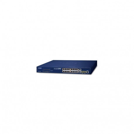 PLANET FGSW-1816HPS network switch Managed L2 Fast Ethernet (10/100) Power over Ethernet (PoE) Blue