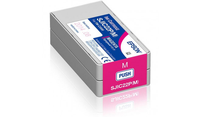 Epson SJIC22P(M): Ink cartridge for ColorWorks C3500 (Magenta)