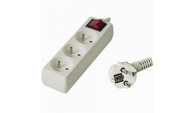 PremiumCord PP3K-07 power extension 7 m 3 AC outlet(s) White