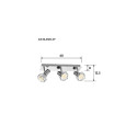 Activejet AJE-BLANKA 3P ceiling lamp