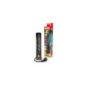 SURGE PROTECTOR ACAR X5 3M 5X FRENCH OUTLETS BLACK