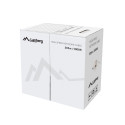 LAN CABLE CAT.6 UTP 305M SOLID CU GREY FLUKE PASSED LANBERG