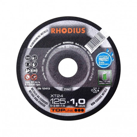 Cutting disc for aluminum 125x1x22 mm