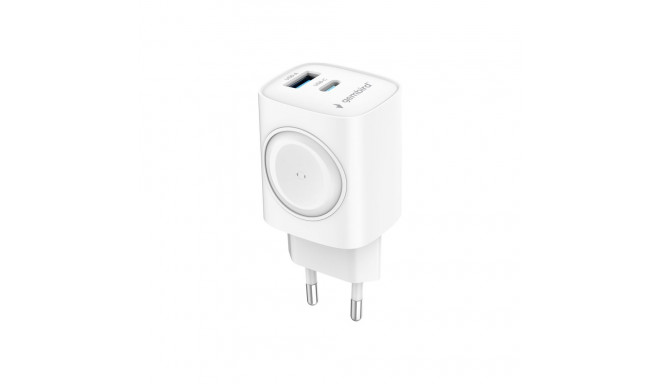 Gembird 2-in-1 20 W Apple Watch ja telefoni kiirlaadija TA-UC-PDQCW20-01-W