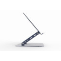 Gembird NBS-D1-04 Foldable Notebook Riser Stand Fits up to size 11-15.6 " Notebook Stand Spacegrey