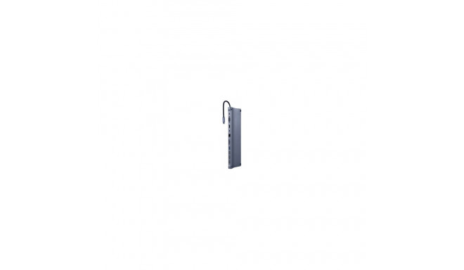 Gembird A-CM-COMBO11-01 Type-C (HDMI + VGA + PD + card reader + LAN + 3.5 mm audio)