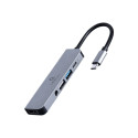Gembird USB Type-C 5-ühes hall 8716309124256