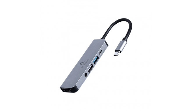 Gembird USB Type-C 5-ühes hall 8716309124256