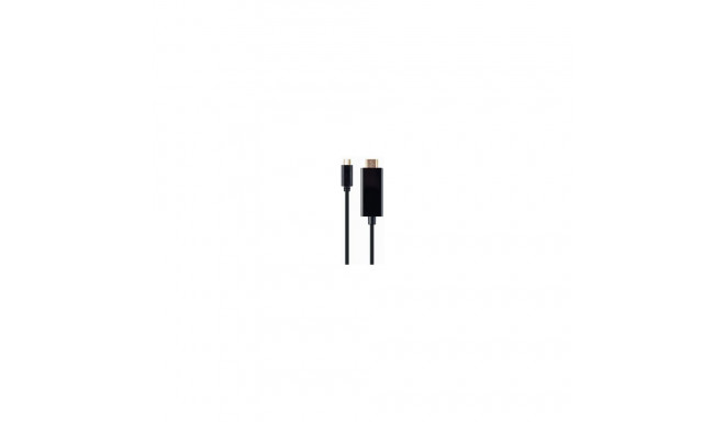 Gembird USB Type-C isane - HDMI isane 4K@60Hz 2m must kaabel