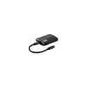 Gembird A-CM-HDMIF2-01 USB-C kahe HDMI adapter 4K 60Hz must