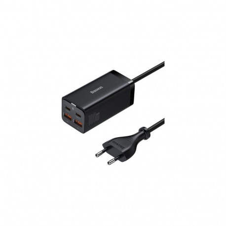 Baseus Charger Baseus GaN3 Pro 2xUSB-C + 2xUSB Wall Charger, 100W (Black)