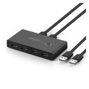 Ugreen 30767 interface hub USB 2.0 Black 6957303837670