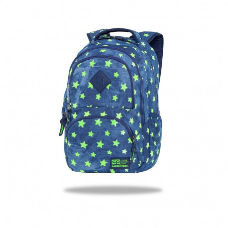 BACKPACK DENIM YELLOW STARS C19134