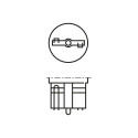 Bosch W16W 12V 16W W2,1x9,5d Pure Light