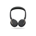 JABRA Evolve2 65 Flex MS Stereo Headset on-ear Bluetooth wireless active noise cancelling USB-A blac