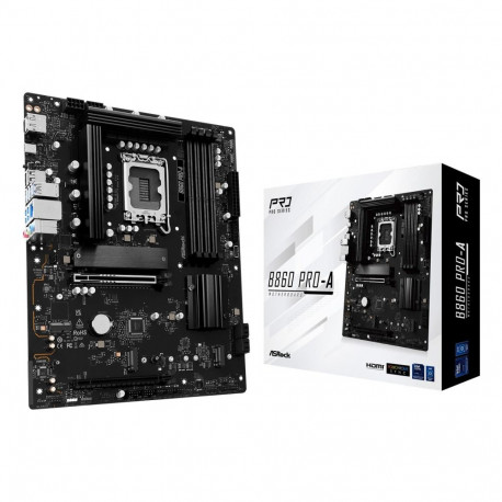 Asrock B860 Pro-A Intel B860 LGA 1851 (Socket V1) ATX
