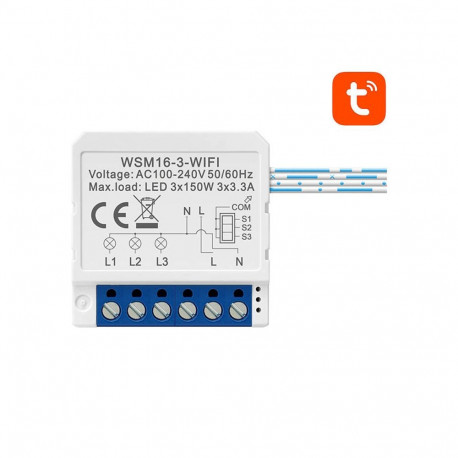 Smart Switch Module WiFi Avatto WSM16-W3 TUYA