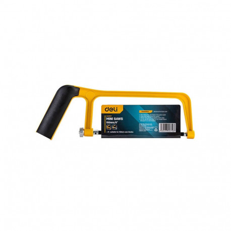 Mini Hacksaw 150mm Deli Tools EDL6007