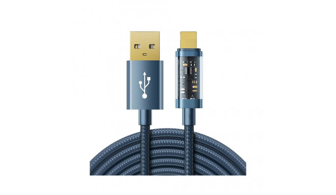 Cable to USB-A / Lightning / 2.4A / 1.2m Joyroom S-UL012A12 (blue)