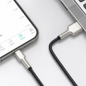 USB cable for Lightning Baseus Cafule, 2.4A, 1m (black)