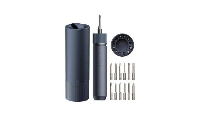 HOTO QWLSD001 cordless precision screwdriver + bit set (blue)