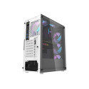 Darkflash DK351 computer case (white) + 4 RGB fans