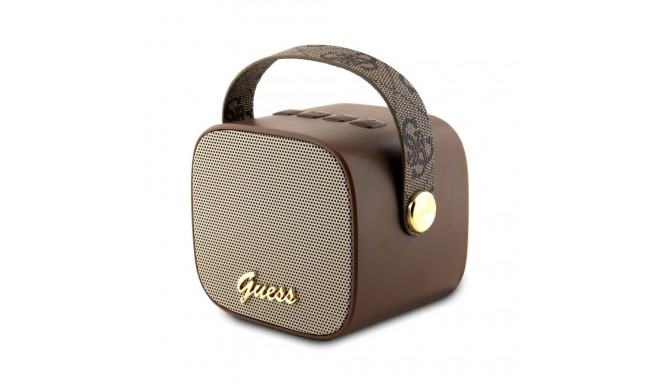 Guess - Guess Mini Bluetooth Speaker PU 4G Strap Brown