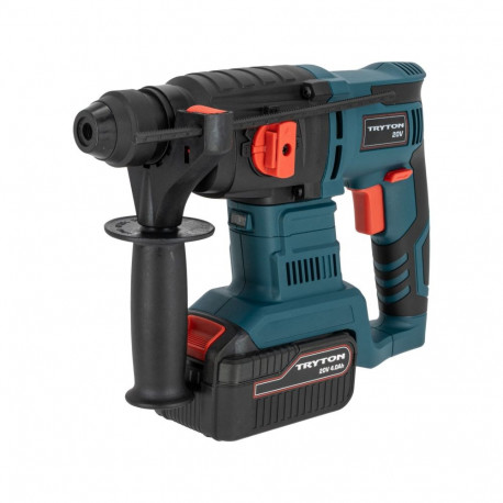 Młoto-wiertarka 20v, sds+, 4 funktsiooni, 2j, 2x4ah aku