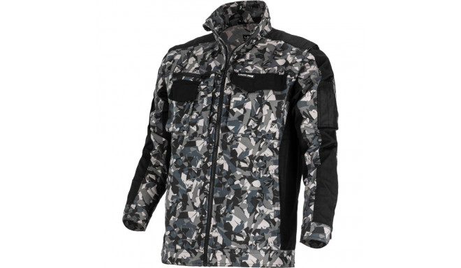 Bluza z odpinanymi rękawami szaro-czarna, "m", ce, lahti