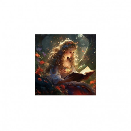 Diamond Mosaic - Princess with a book