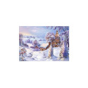 Diamond Mosaic - Church in the Snow