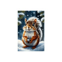Diamond Mosaic - Squirrel in Winter