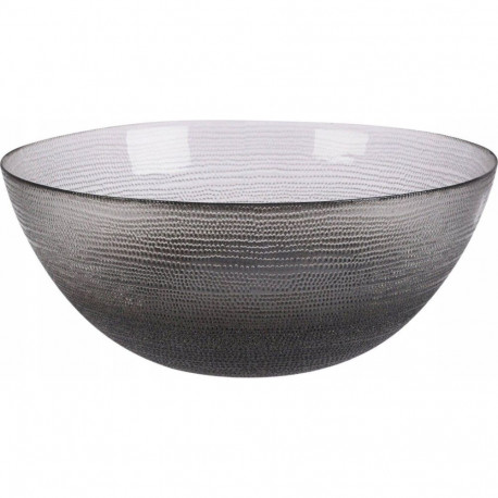 BOWL GLASS DIA 28CM BLACK