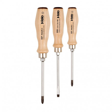SCREWDRIVER SET FELO 3PCS