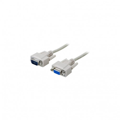 Deltaco DEL-38F serial cable Grey 5 m DB-9