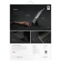 Case UNIQ Venno Pro magnetiline nutikas klaviatuuriga ümbris iPad Pro 13" M4 (2024) must