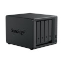 Synology NAS | DS925+ | AMD Ryzen | V1500B | Processor frequency 2.2 GHz | 4 GB | DDR4 ECC SODIMM | 
