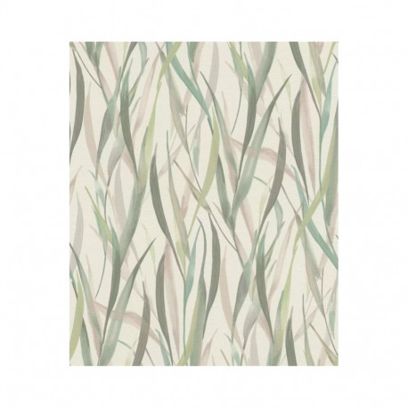 WALLPAPER 330212 GREEN YELLOW LEAVES