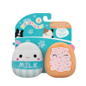 SQUISHMALLOWS Kaheosaline Piiksuv Pehme Koeramänguasi, 9 cm