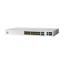 CISCO Catalyst 1300 24-portine lüliti / 8-portine 2.5GE + 16-portine 1GE PoE+ 375W toiteeelarvega 4 