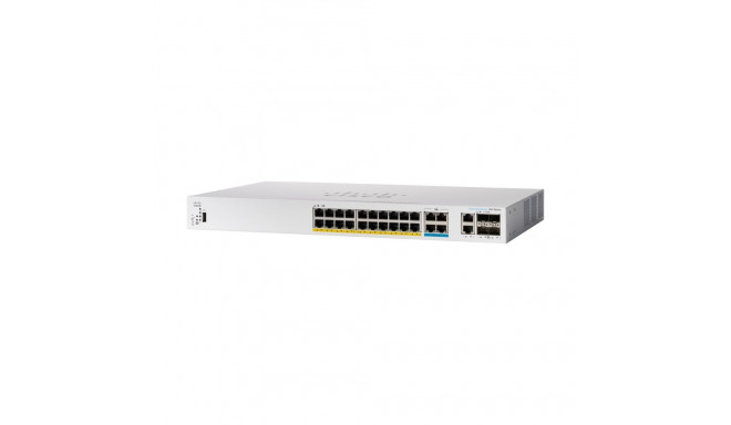 CISCO Catalyst 1300 24-Port Switch / 8-Port 2.5GE + 16-Port 1GE PoE+ with 375W power budget 4 x 10G 