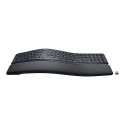 LOGITECH ERGO K860 jagatud klaviatuur ärile juhtmevaba Bluetooth LE QWERTY Põhjamaade grafiit