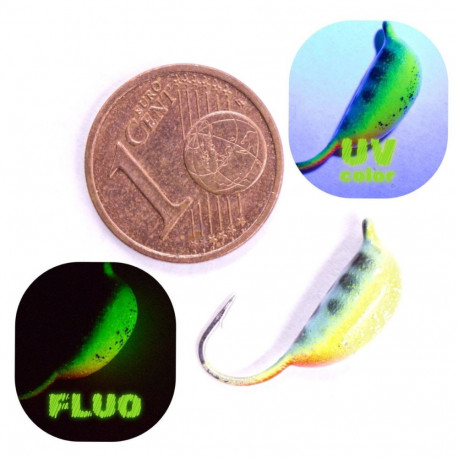 Ice Fishing Jig Spider Riga Banana 6mm/2.25g 352P