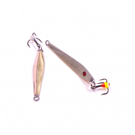 Handicraft ice lure triangular with eye 55/65mm 15/20g