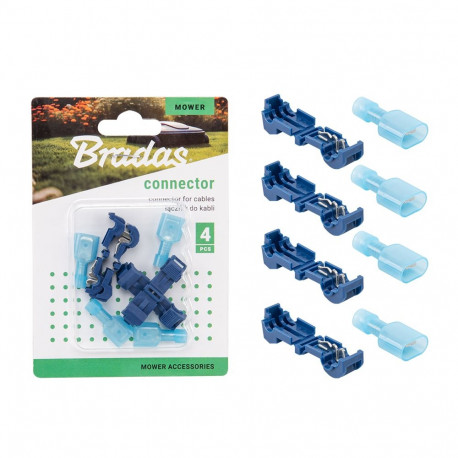 Ühendus kaablite jaoks maksimaalse läbimõõduga 3,4mm SININE