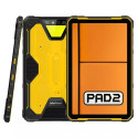 Ulefone Armor Pad 2 8/256GB LTE must ja kollane tahvelarvuti ilma laadijata