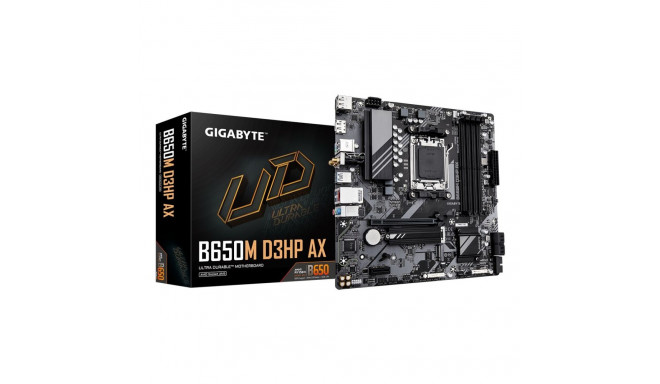 GIGABYTE B650M D3HP AX emaplaat - AMD Ryzen 9000 seeria protsessorid, 5+2+2 faasi VRM, kuni 8000MHz 