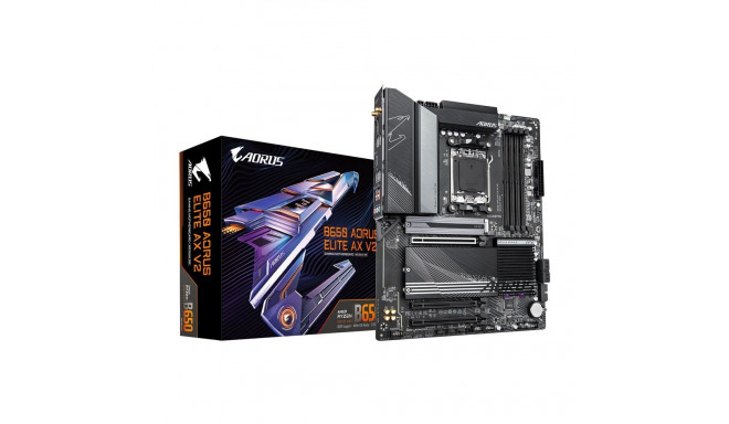GIGABYTE B650 AORUS ELITE AX V2 emaplaat - AMD Ryzen 9000 seeria protsessoritele, 12+2+2 faasi VRM, 